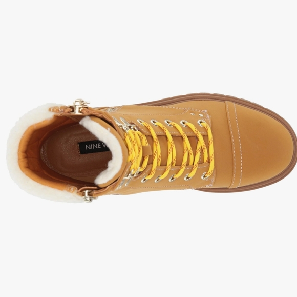 Nine West Women's Sherpa Pike Combat Ankle Boot, NWOB - Picture 4 of 13